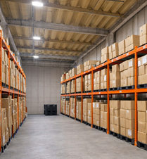 倉庫保管用の中古パレット